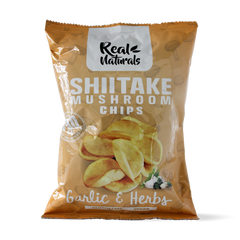 Shiitake Mushroom Chips - Garlic & Herb