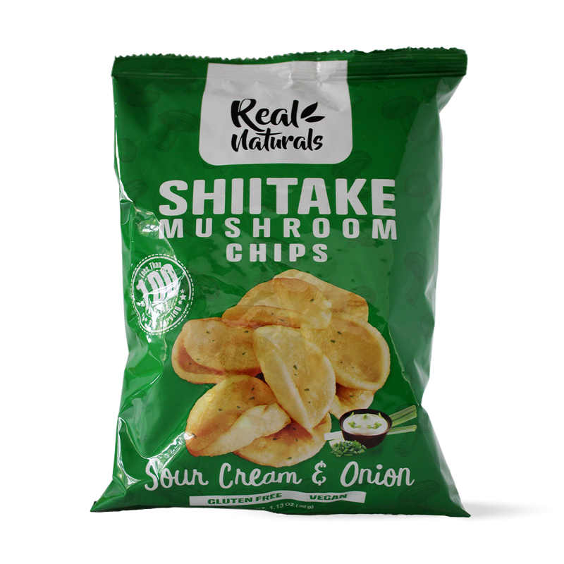 Shiitake Mushroom Chips - Sour Cream & Onion