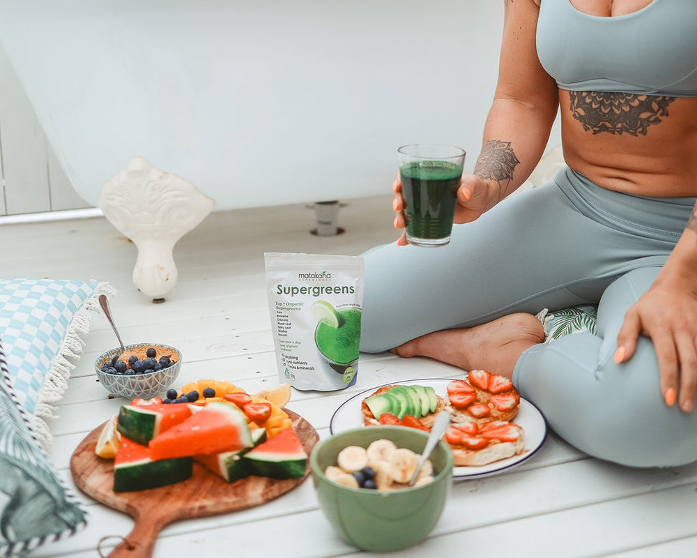 Foods to support gut health healthy eating super greens