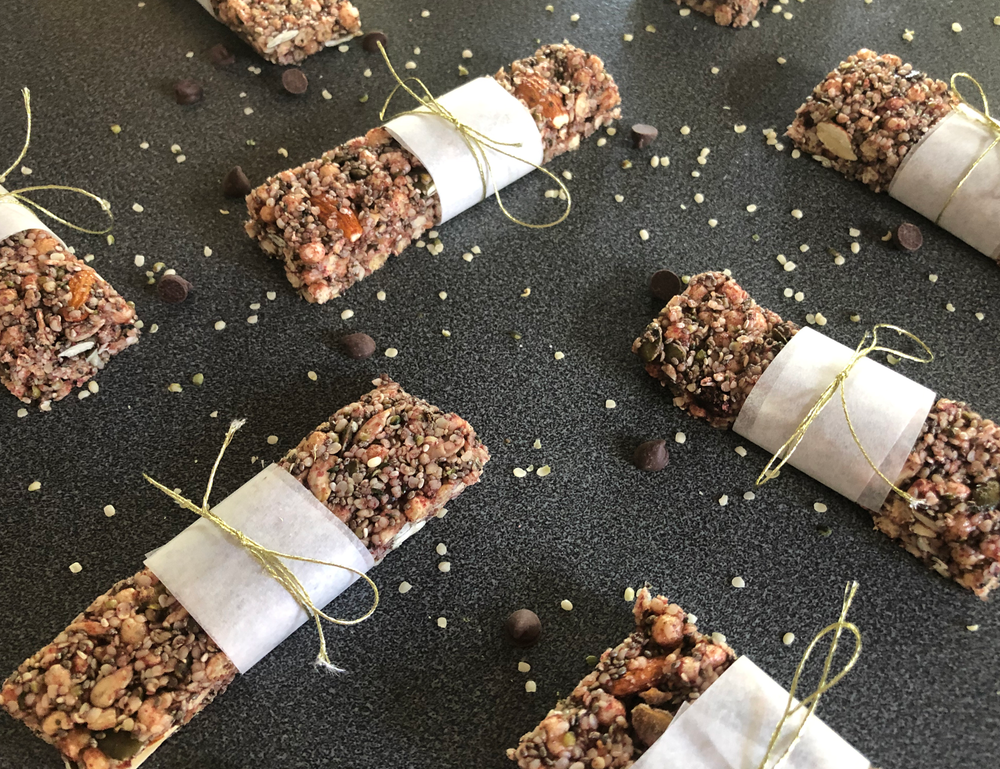 Super Easy Organic and Vegan Hemp Granola Bars