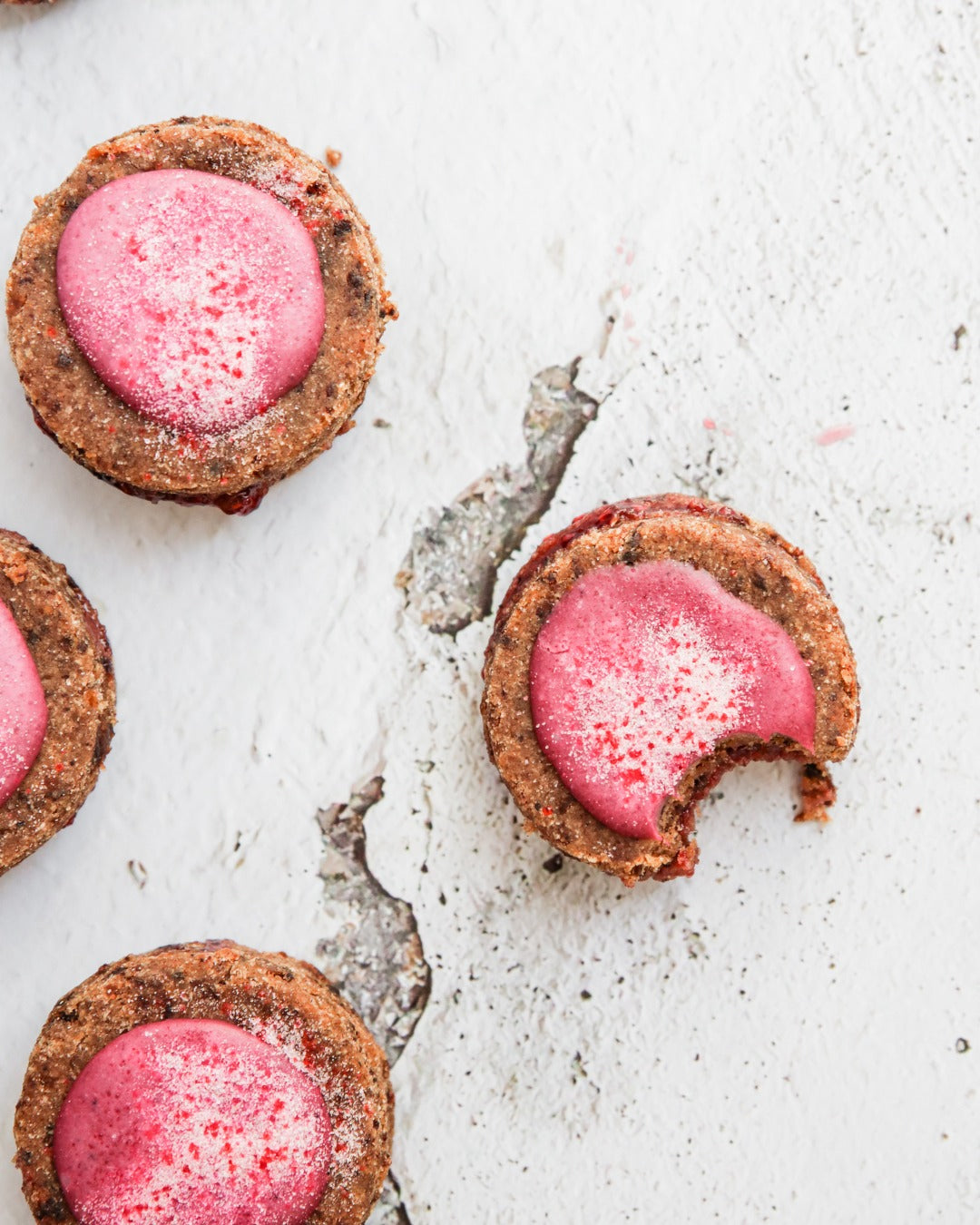 Raw Vegan Belgium Biscuits with a Super Reds Powder twist