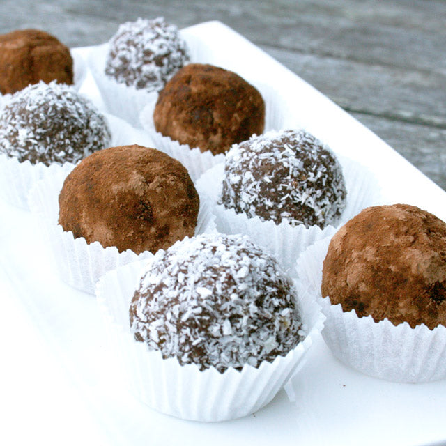 Coconut & Chocolate Rum Balls