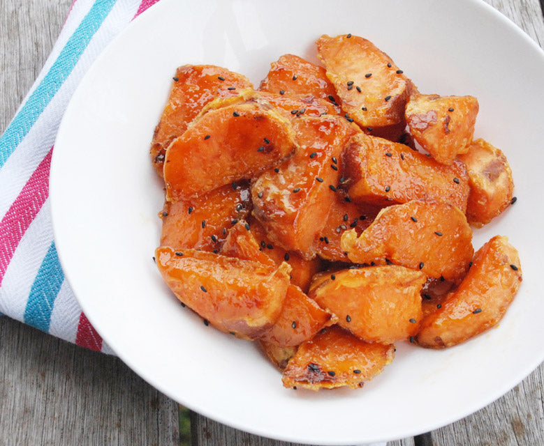 Easy Caramelised Kumara