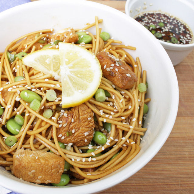 Hot Chili Chicken Noodles with Sesame