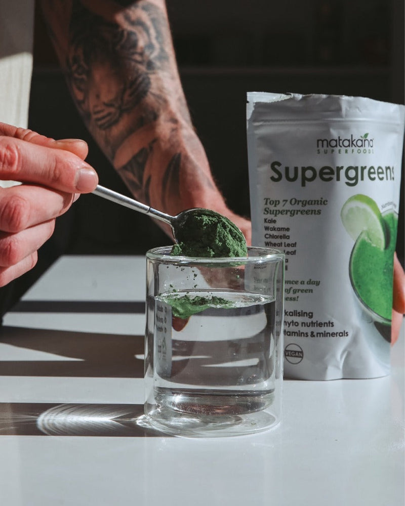 Mix into water, juice or your daily smoothie