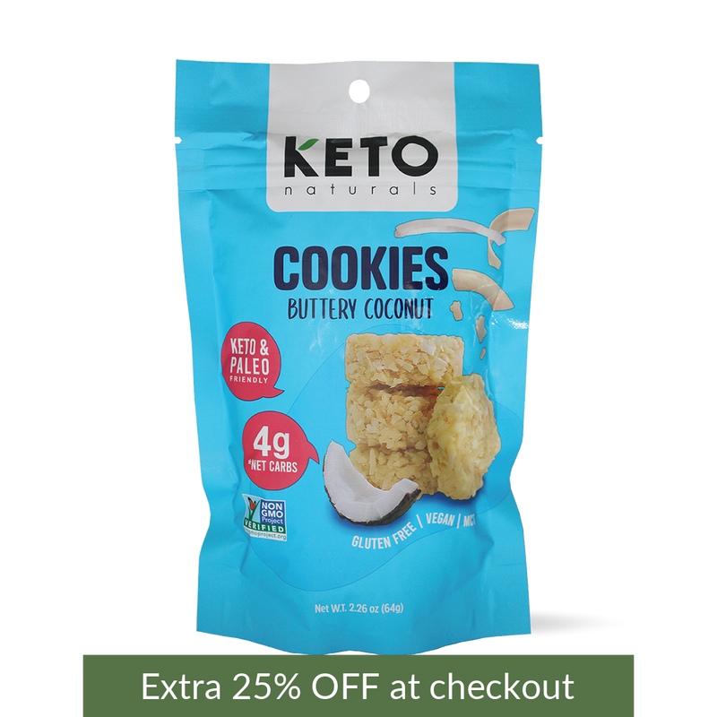 Keto Cookies - Buttery Coconut