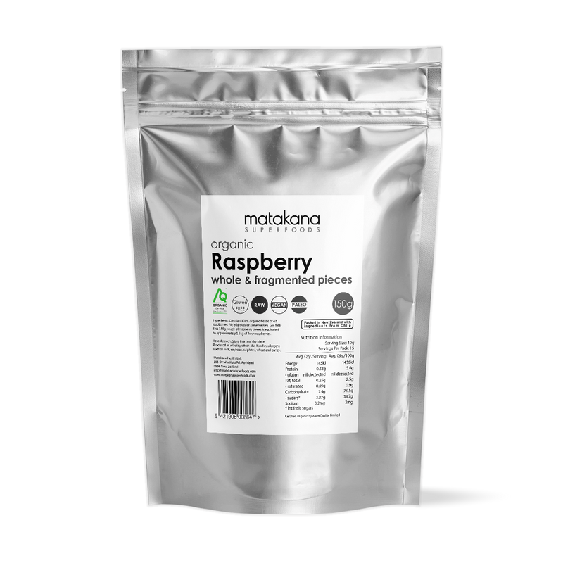 Raspberry Whole & Fragmented Pieces