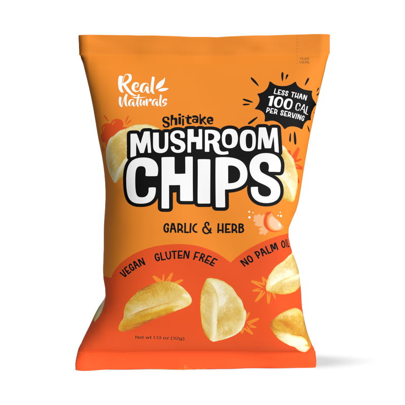 Shiitake Mushroom Chips - Garlic & Herb